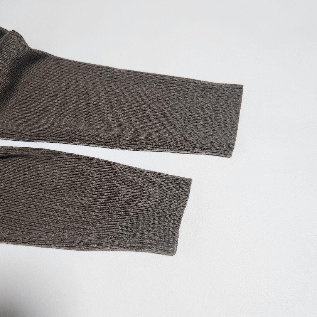 【美品 近年】カレンソロジー ボタンアキギャザーニットワンピース マキシ丈