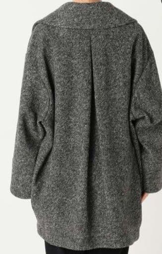 Spick & Span Wスライバーへリンボーンミドルコート