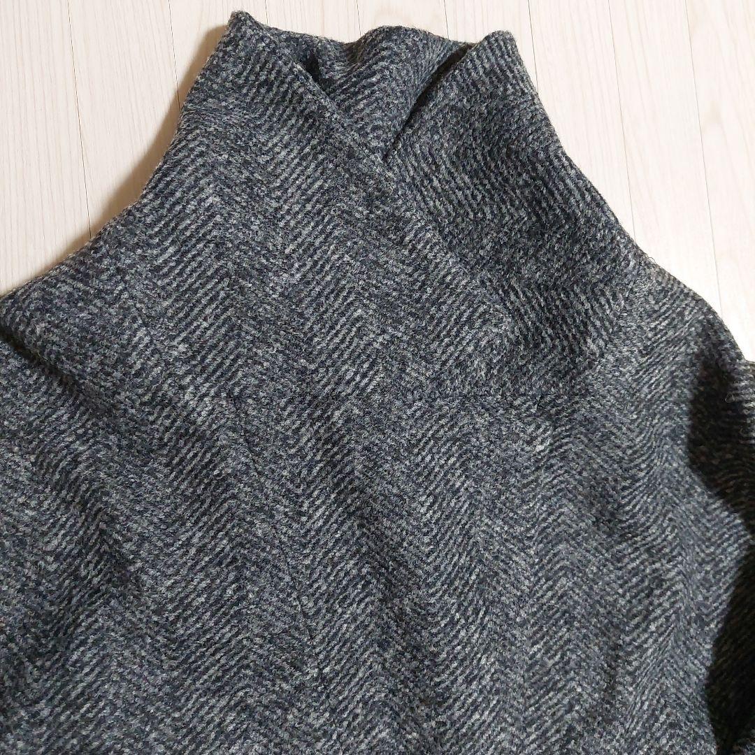 Spick & Span Wスライバーへリンボーンミドルコート