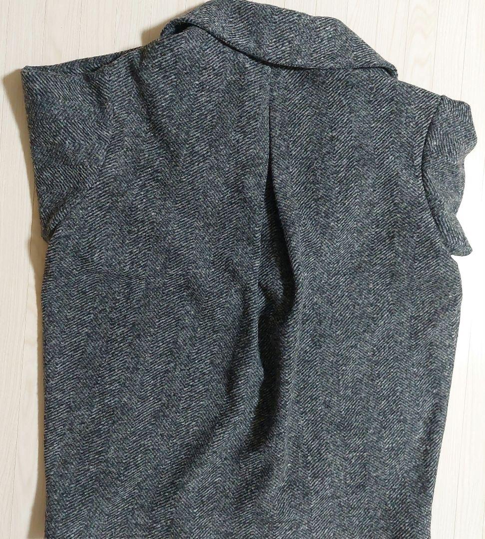 Spick & Span Wスライバーへリンボーンミドルコート