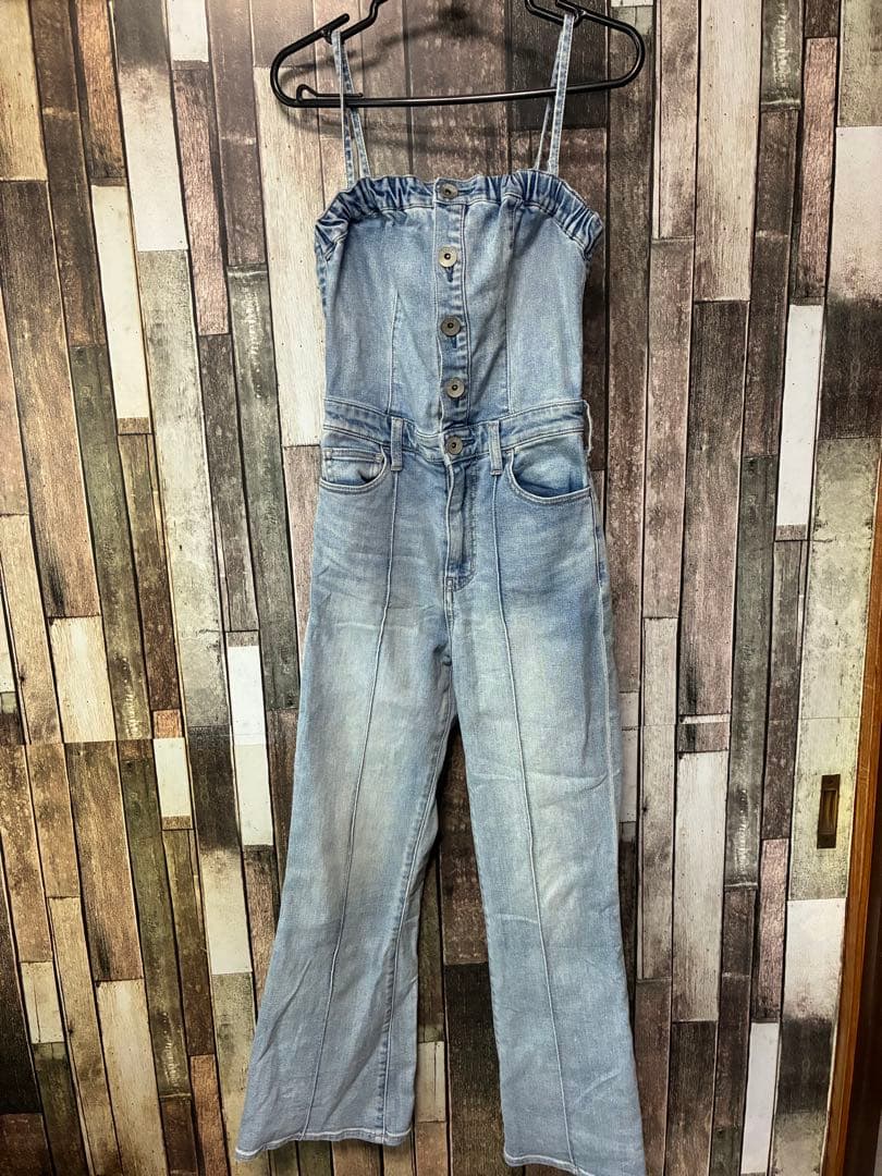 GYDA ライトブルーサロペット