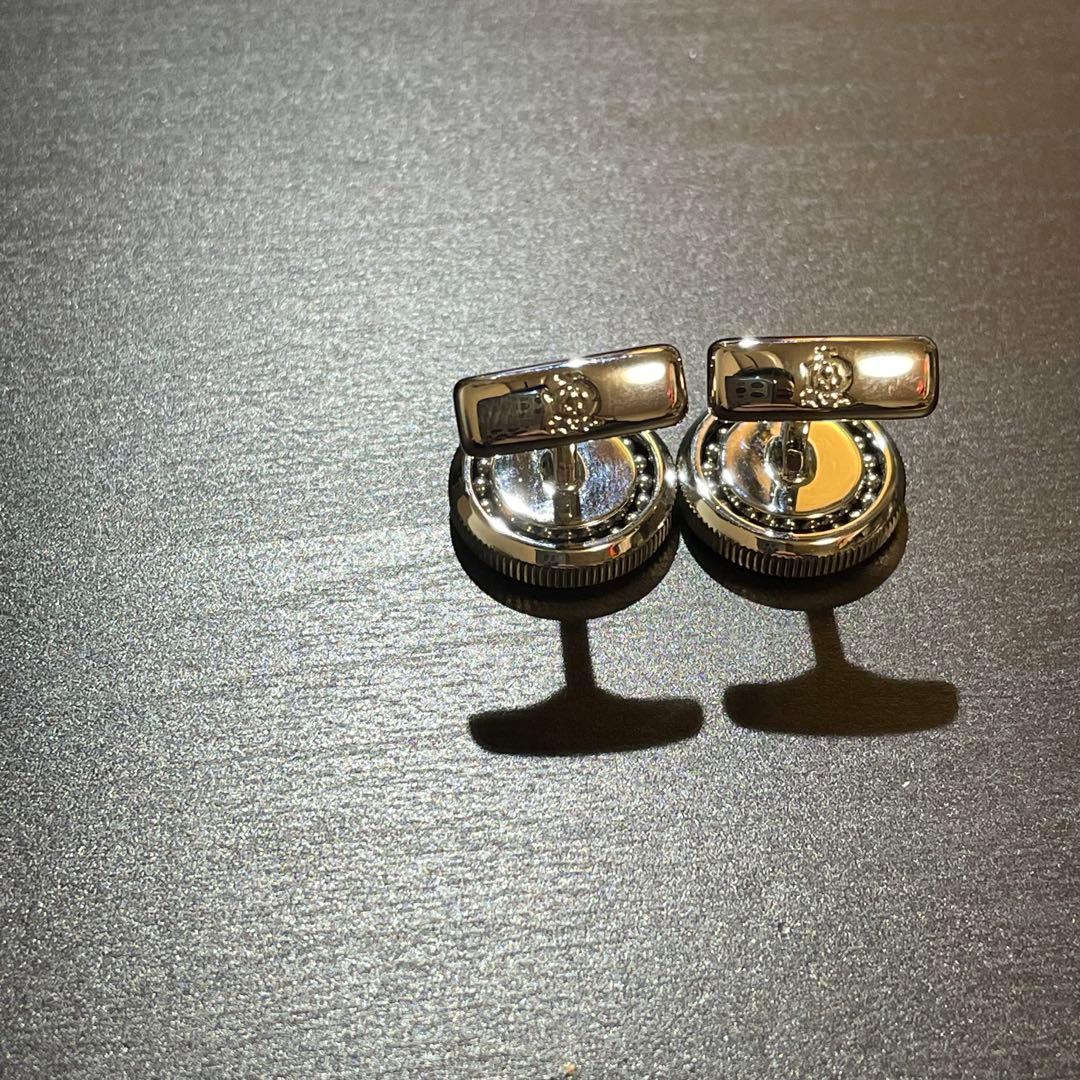 ダンヒル dunhill ベアリング回転機構 カフリンクス 未使用 箱付き