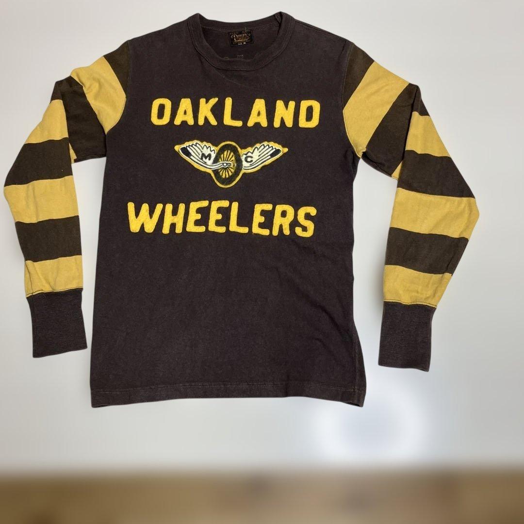 フリーホイーラーズ　バイカー長袖Tシャツ　サイズ36 ブートレガーズ