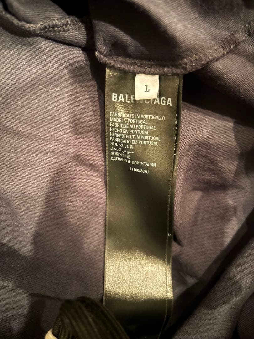 Balenciaga ロゴ Tシャツ 黒