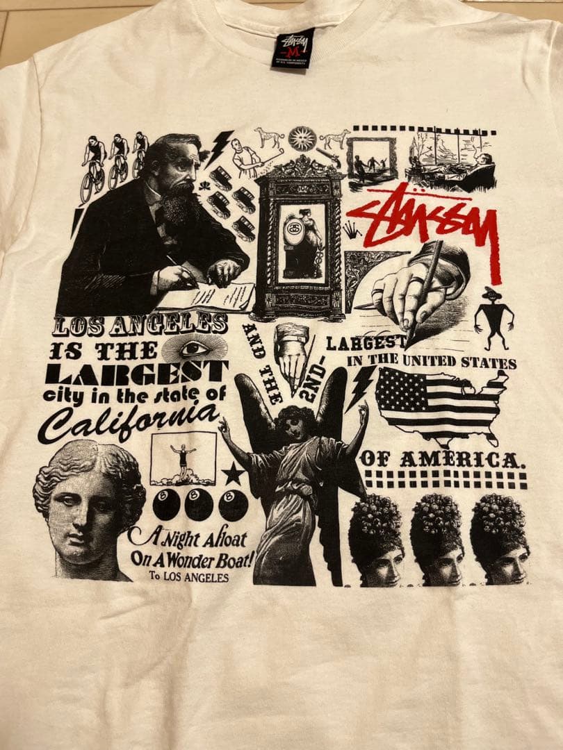 Stussy ロサンゼルス グラフィックTシャツ M