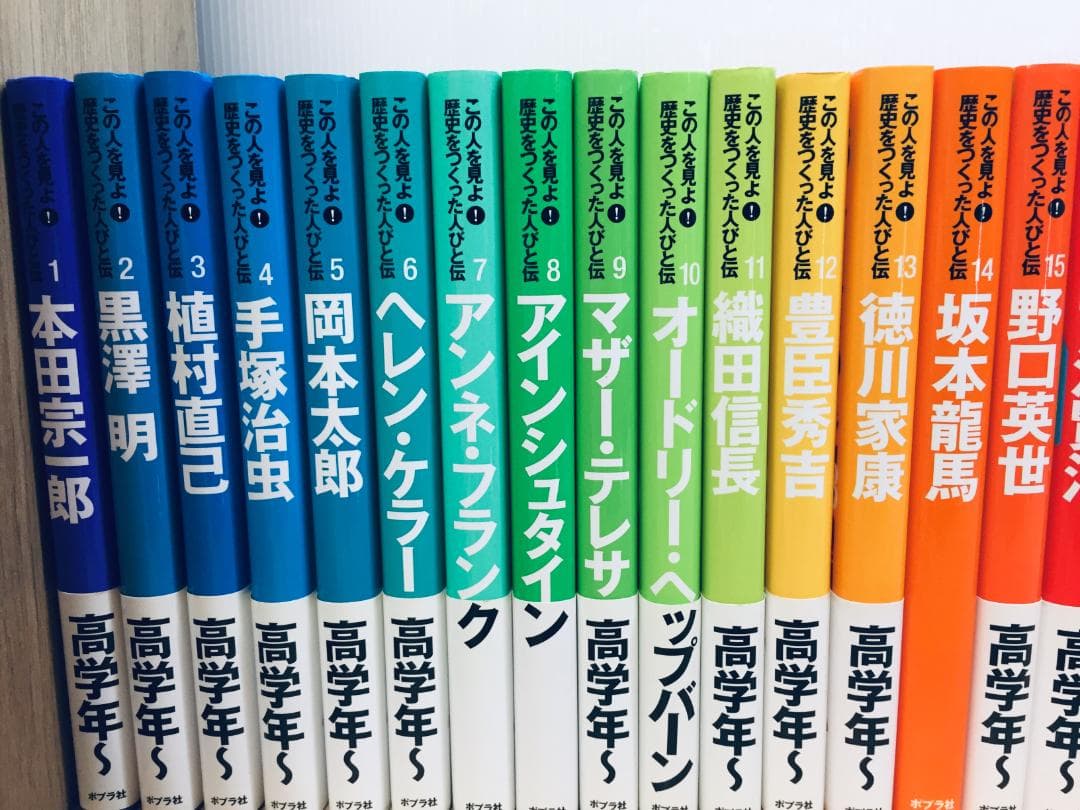 この人を見よ!歴史をつくった人びと伝 全30巻 ポプラ社 全巻セット 伝記