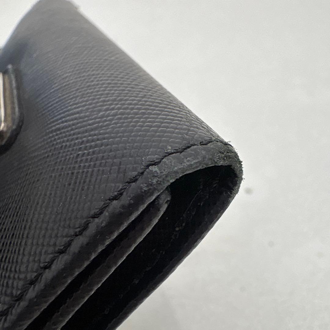 PRADA プラダ サフィアーノ 6連 キーケース ギャラ付き