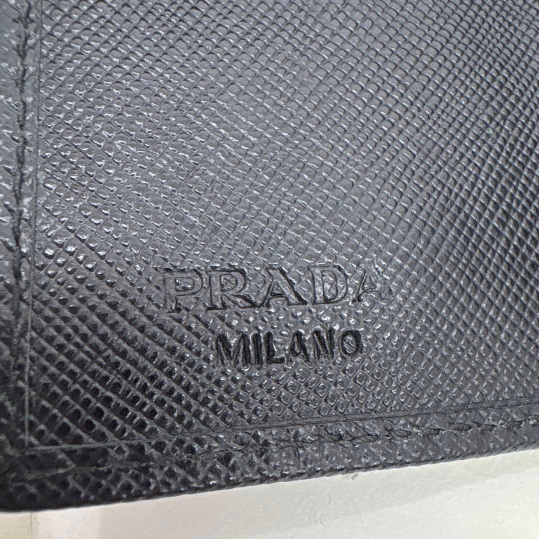 PRADA プラダ サフィアーノ 6連 キーケース ギャラ付き