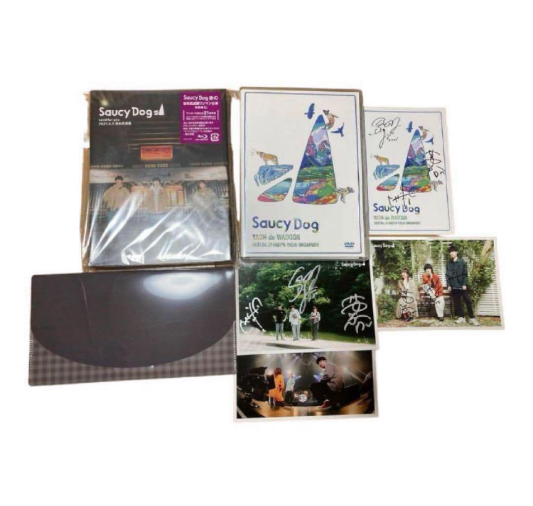 Saucy Dog DVD サイン入りポストカード付き