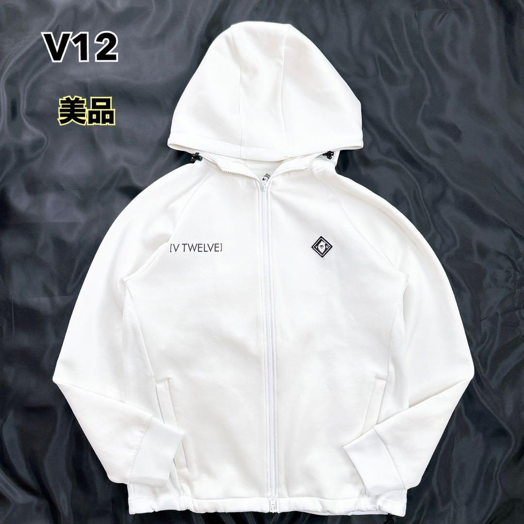 2024年モデル V12 ヴィトゥエルヴ フルジップパーカー ゴルフウェア L