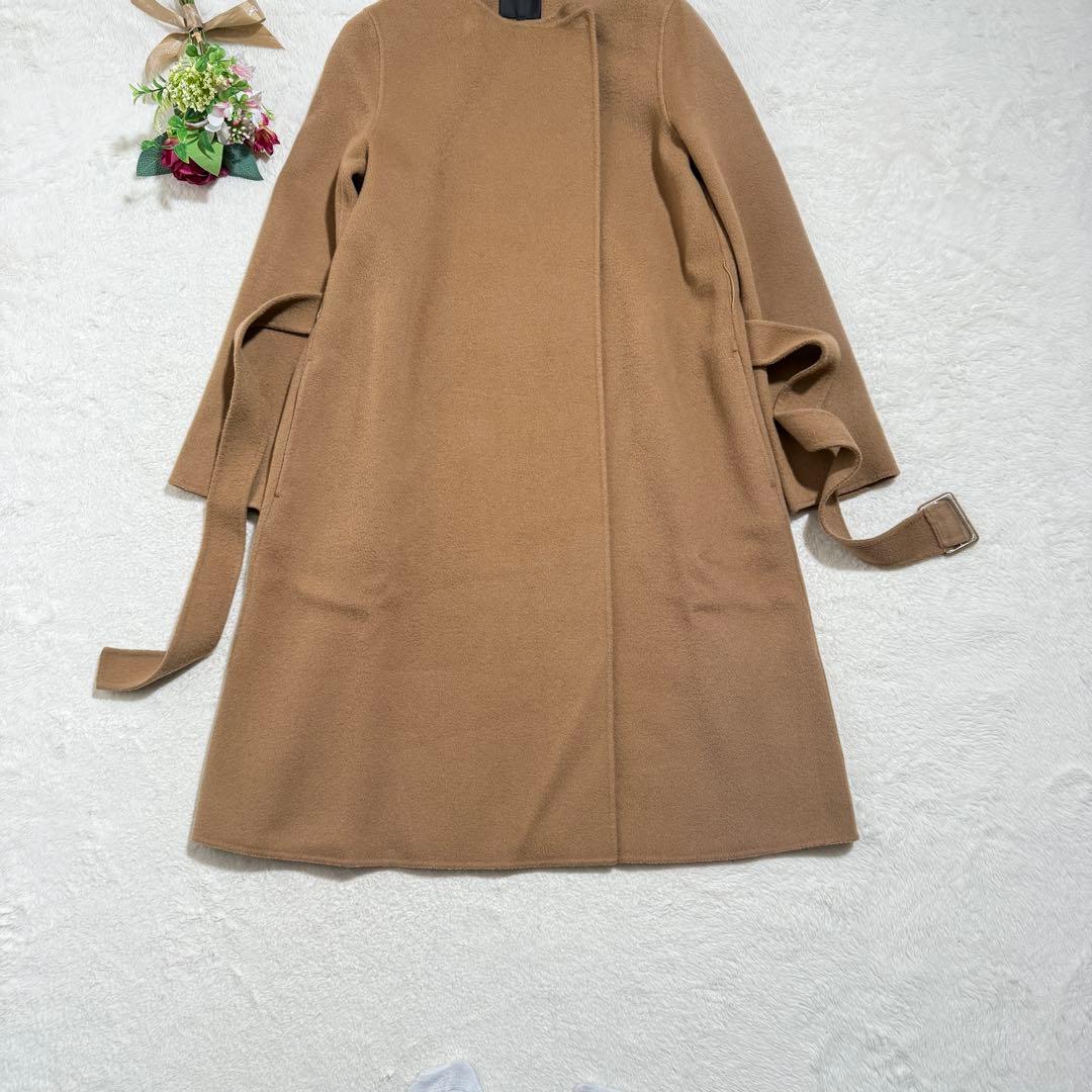 セオリー　ウールカシミヤダブルフェイスコート　カシミヤ混　ロングコート