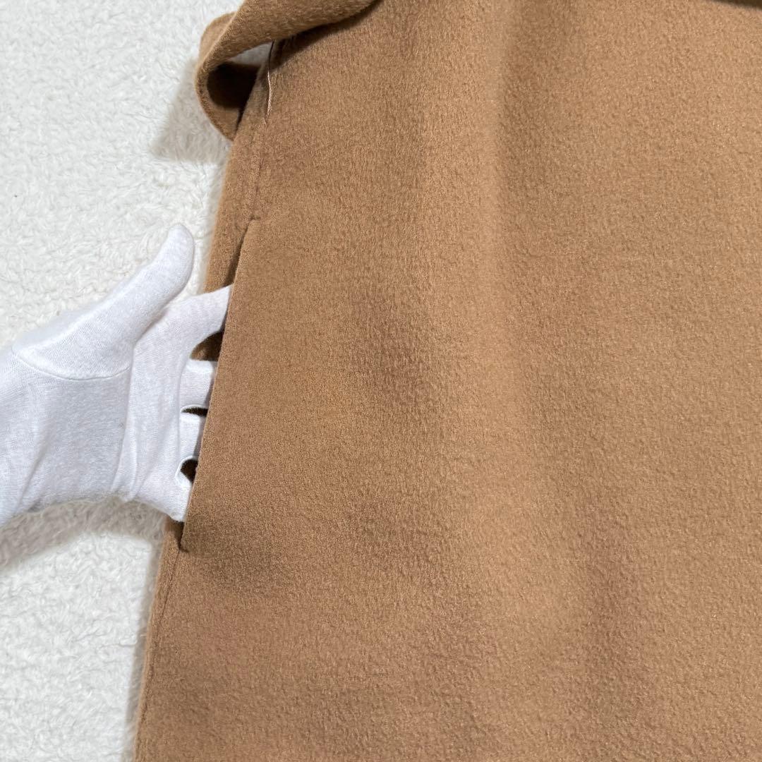 セオリー　ウールカシミヤダブルフェイスコート　カシミヤ混　ロングコート