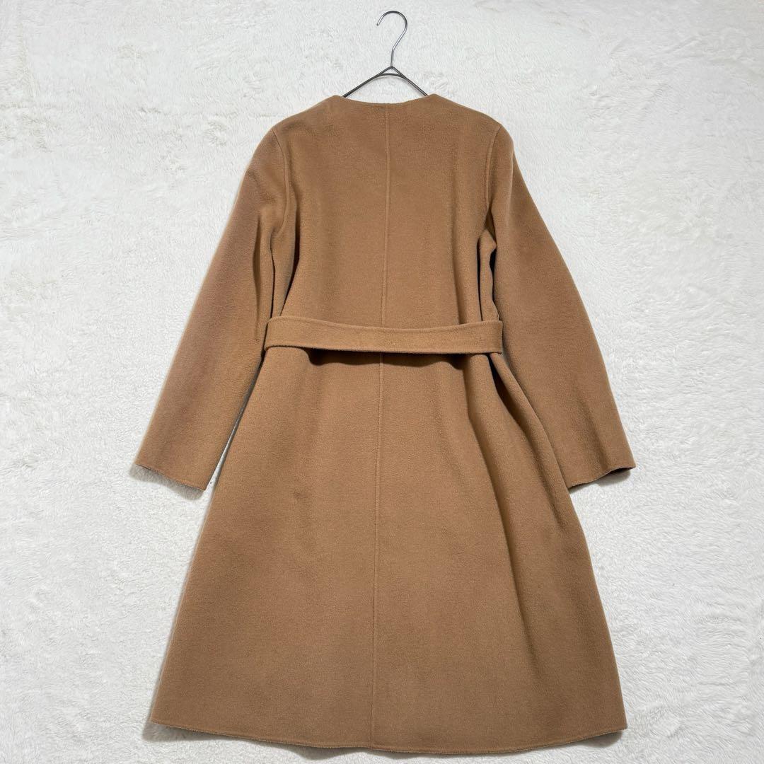セオリー　ウールカシミヤダブルフェイスコート　カシミヤ混　ロングコート