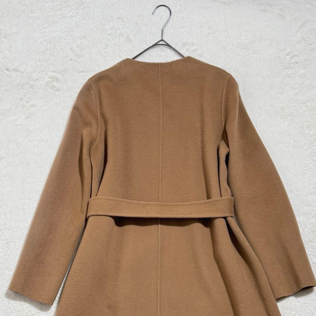 セオリー　ウールカシミヤダブルフェイスコート　カシミヤ混　ロングコート
