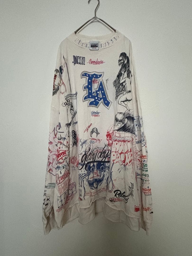 セントマイケル　グラフィックオーバーサイズカットソー