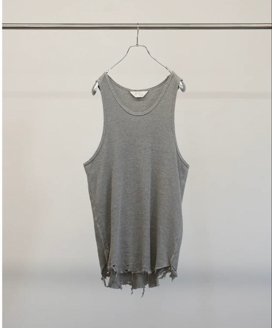 ANCELLM アンセルム 25ss新作 タンクトップ stein comoli