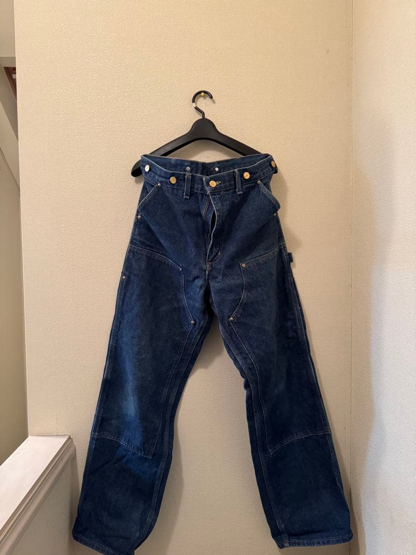 カーハート ダブルニー　デニム