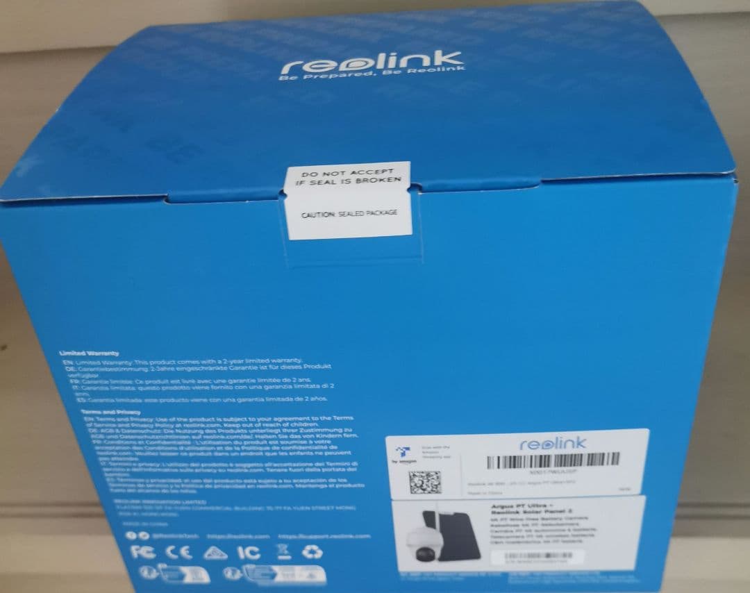 【新品未開封】Reolink 防犯カメラ 屋外 ソーラー 4K 800万超高画素