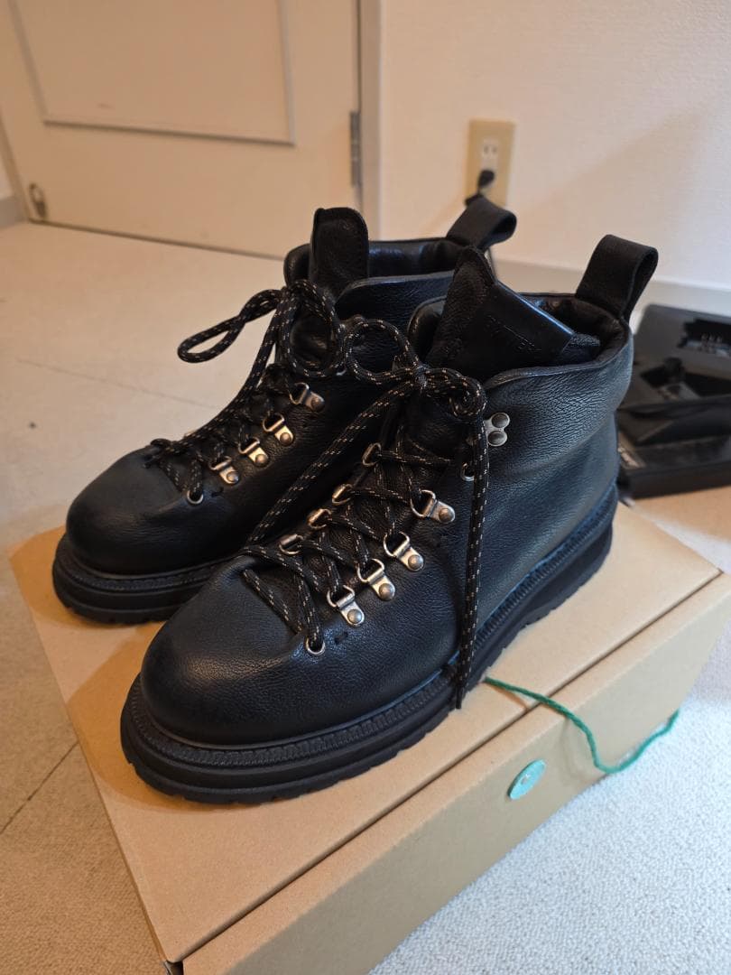 【美品】BUTTERO ALPI マウンテンブーツ ブラック