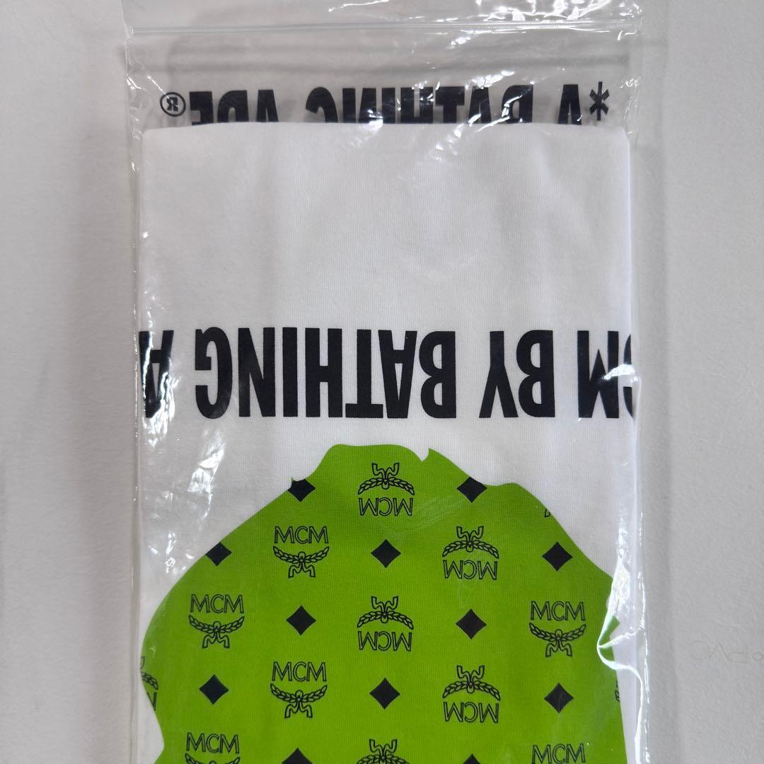 新品 MCM BY BATHING APE ホワイトTシャツphenomenon