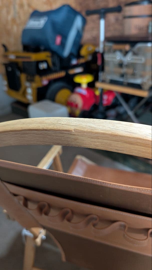 折りたたみアウトドアチェア ブラウン