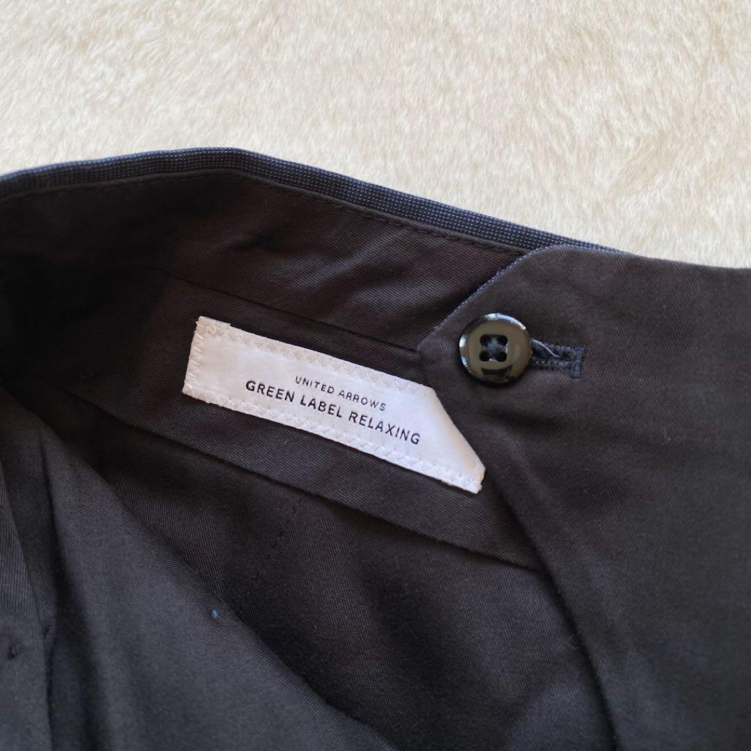 グリーンレーベルリラクシング　スーツ　セットアップ　ネイビー　ウール　44
