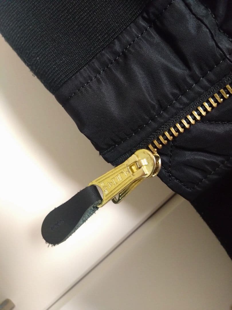 Alpha industry MA-1 フライトジャケット ブラック　Ｌ　美品