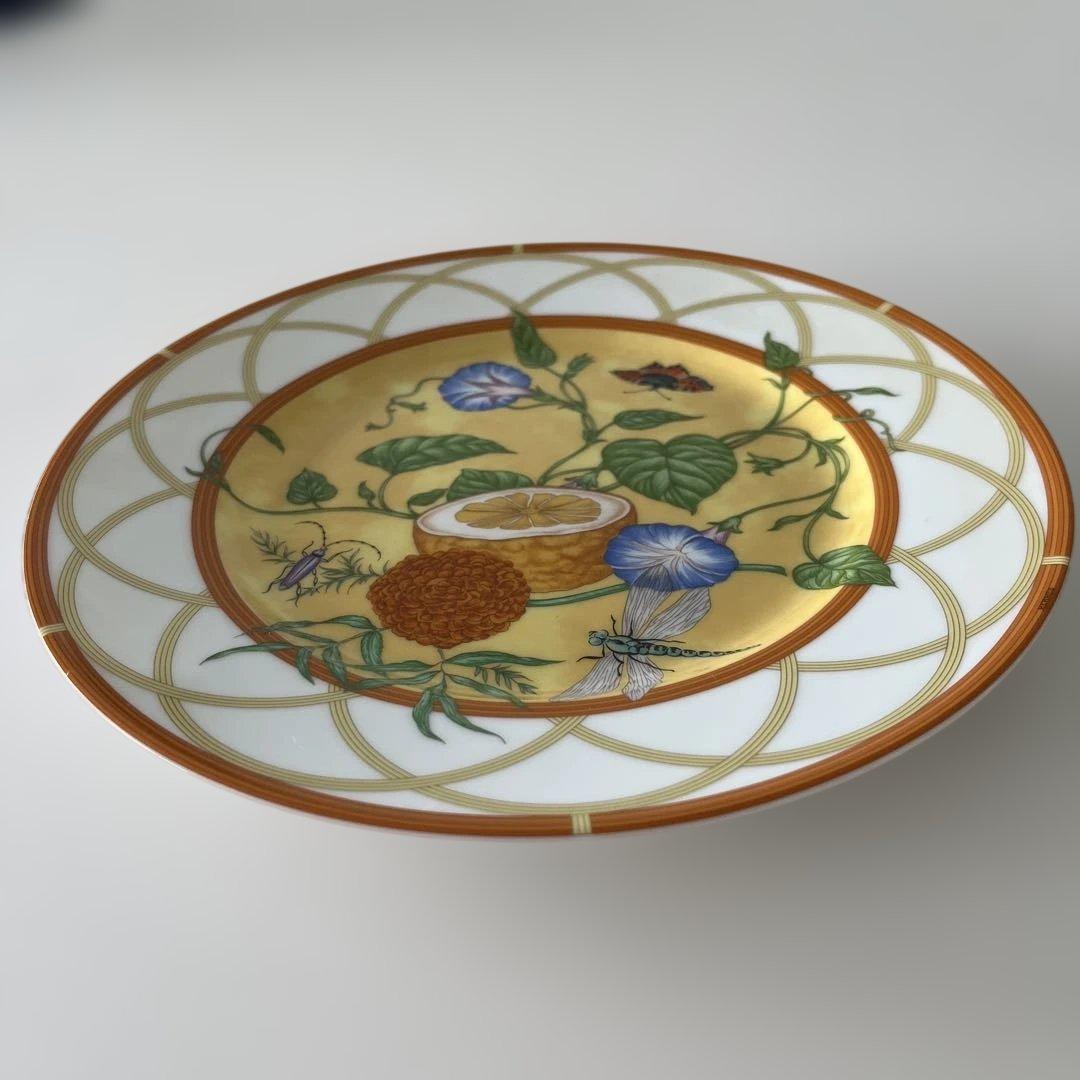 エルメス　シエスタ プレート ボタニカル ＆ バタフライ