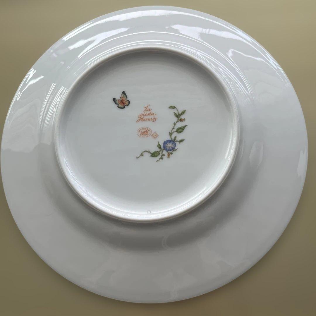 エルメス　シエスタ プレート ボタニカル ＆ バタフライ