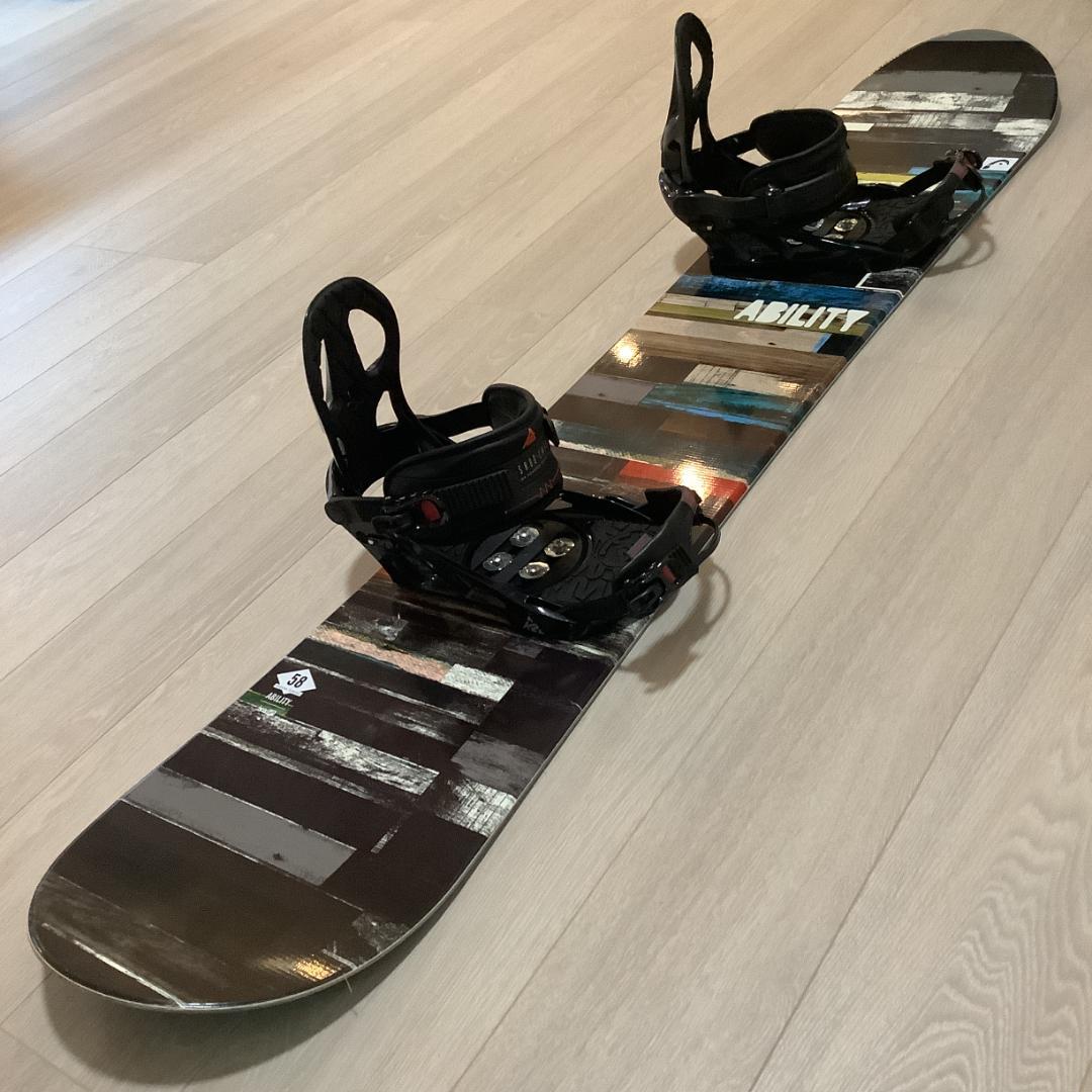 038HEAD＋K2メンズスノーボードセット　グラトリや初心者向き　158cm