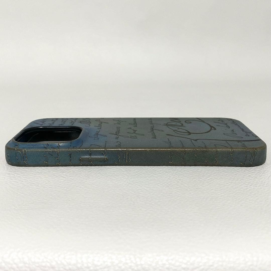 BERLUTI / iPhone14pro max ケース ブルー
