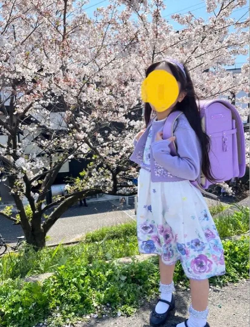 ※ お値引きします☺︎わらび専用※子供用 フラワープリントドレス カーディガン付き