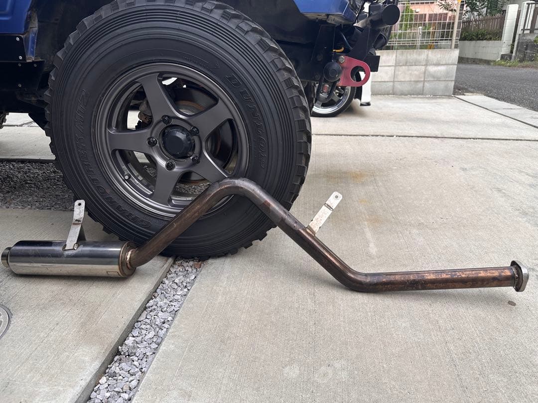 happyman ジムニーJA22ステンレス製 マフラー送料込み