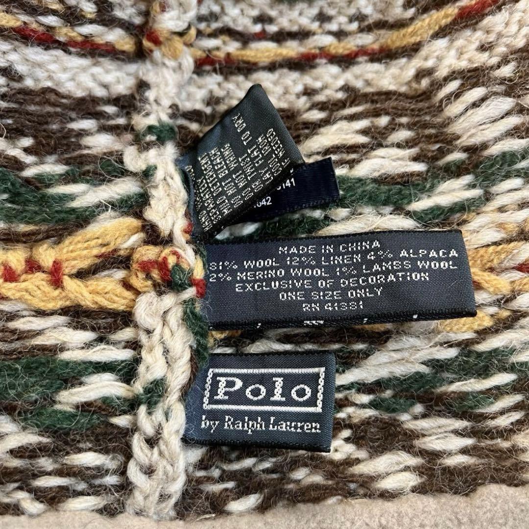 Polo Ralph Lauren ポロ ラルフローレン ニット帽ノルディック柄