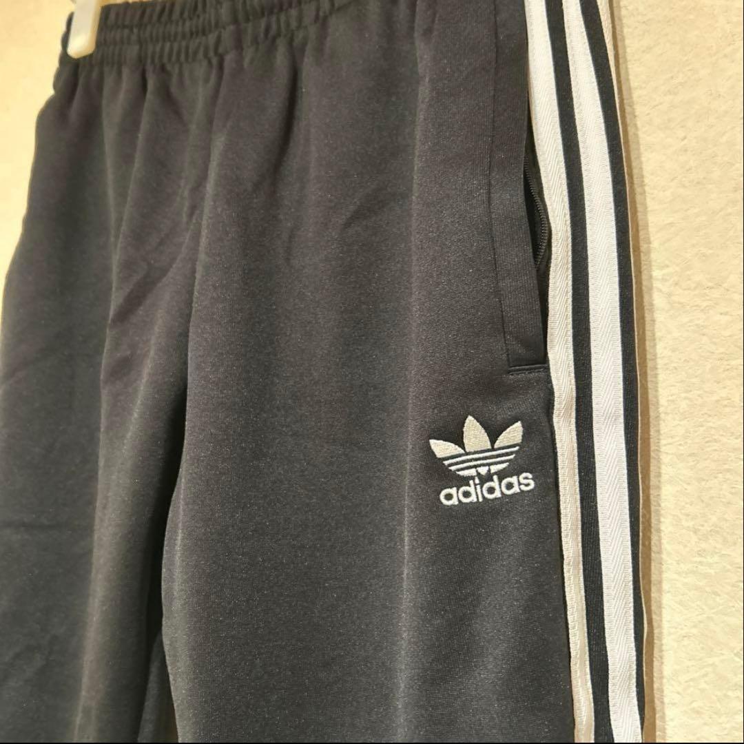 8181　adidas トラックジャケット セットアップ　黒 メンズ XL