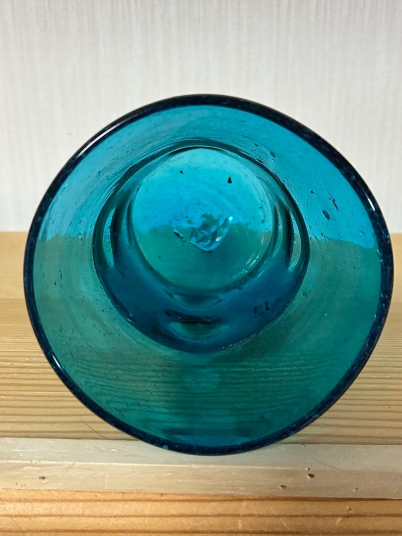 吹きガラス　プリズングラス　監獄グラス　倉敷ガラス？　民藝　民芸