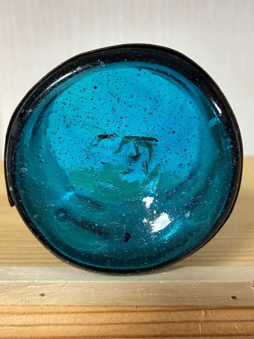 吹きガラス　プリズングラス　監獄グラス　倉敷ガラス？　民藝　民芸