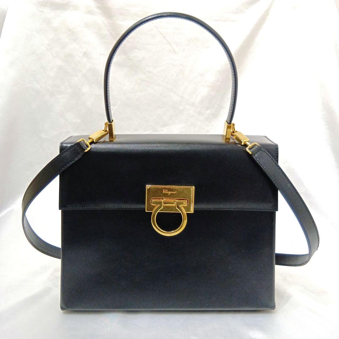 ⭐️フェラガモ⭐️ハンドバッグ ガンチーニ ハンドバッグ 2wey 保管品