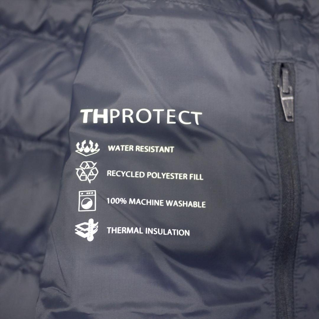 新品 トミーヒルフィガー THPROTECT 軽量 耐水 中綿 ベスト M 紺