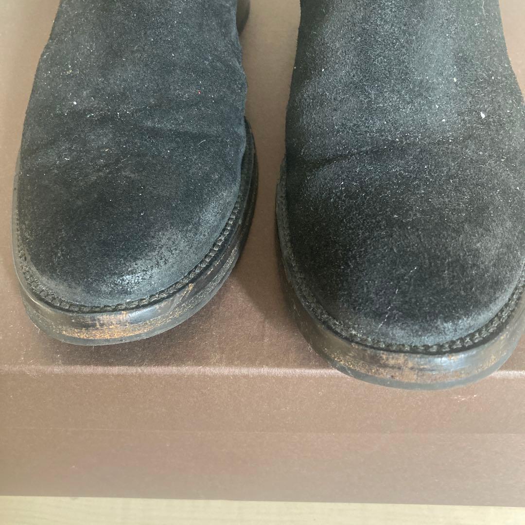 ブッテロ　スエード サイドジッパーブーツ　BUTTERO