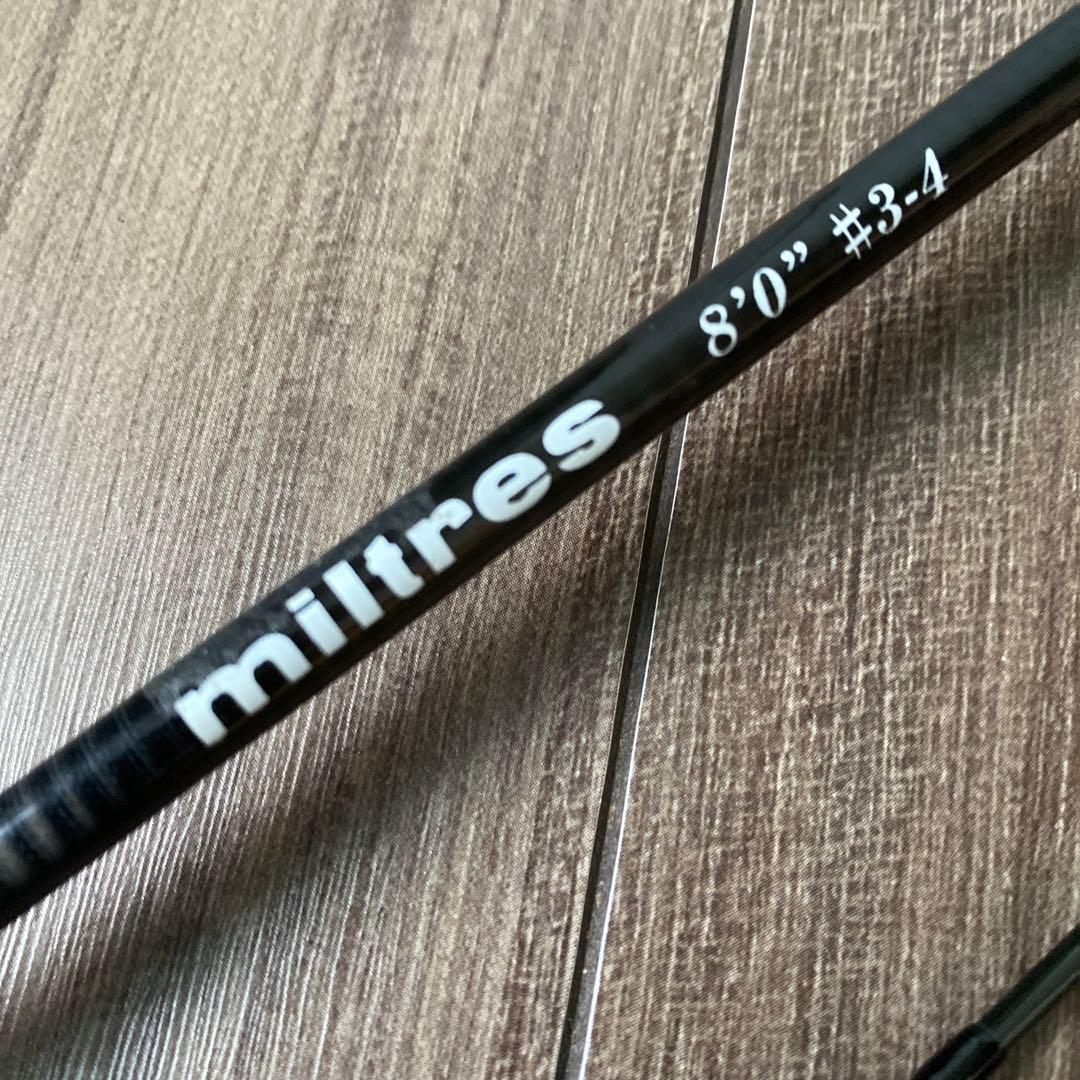 miltres フライロッド　8.0 #3-4フライフィッシング　ロッド　渓流