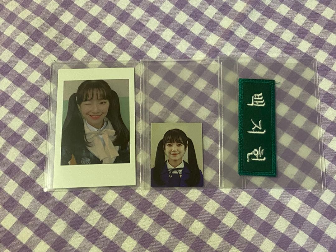 fromis_9 ジホン トレカ ネームタグ 証明写真