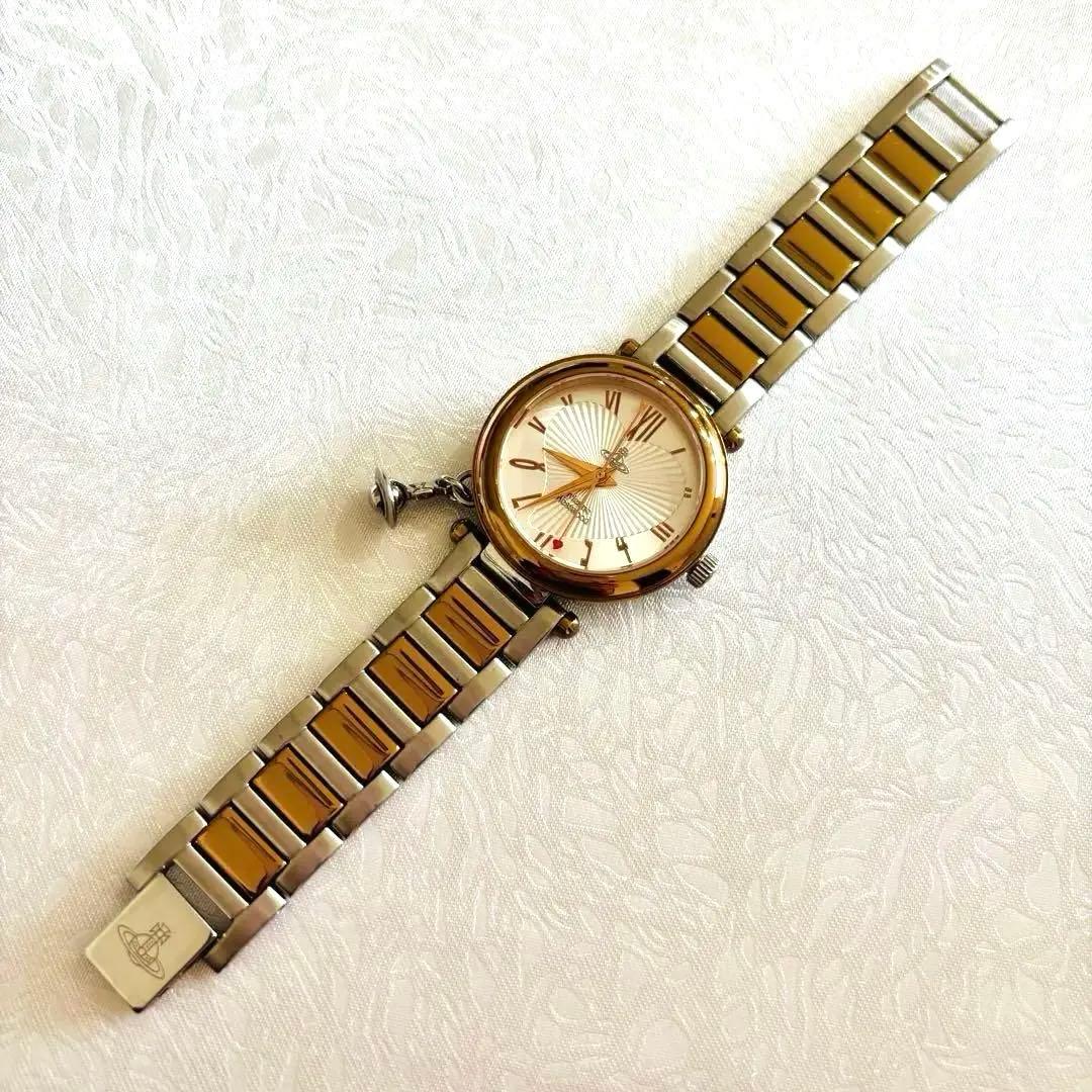 【美品】ヴィヴィアンウエストウッド｜レディース 腕時計 コマ・取説付 電池交換済