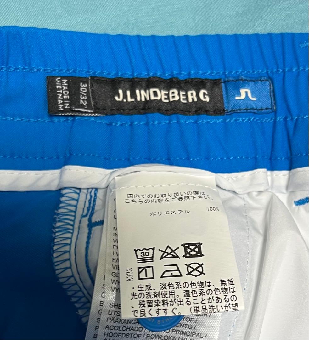 J.LINDEBERG ラインテープパンツ ジェイリンドバーグ ブルー　新品