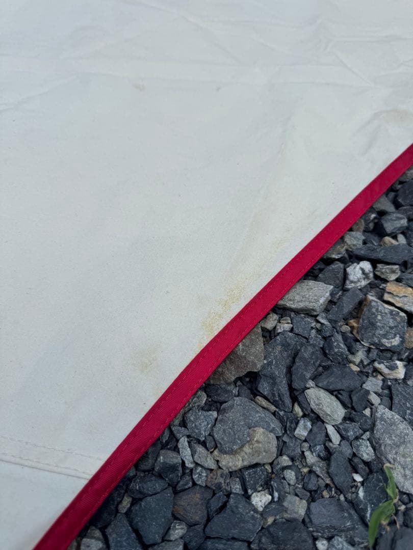 テンマク 廃番ムササビウイング13ft.コットン“焚き火”version タープ