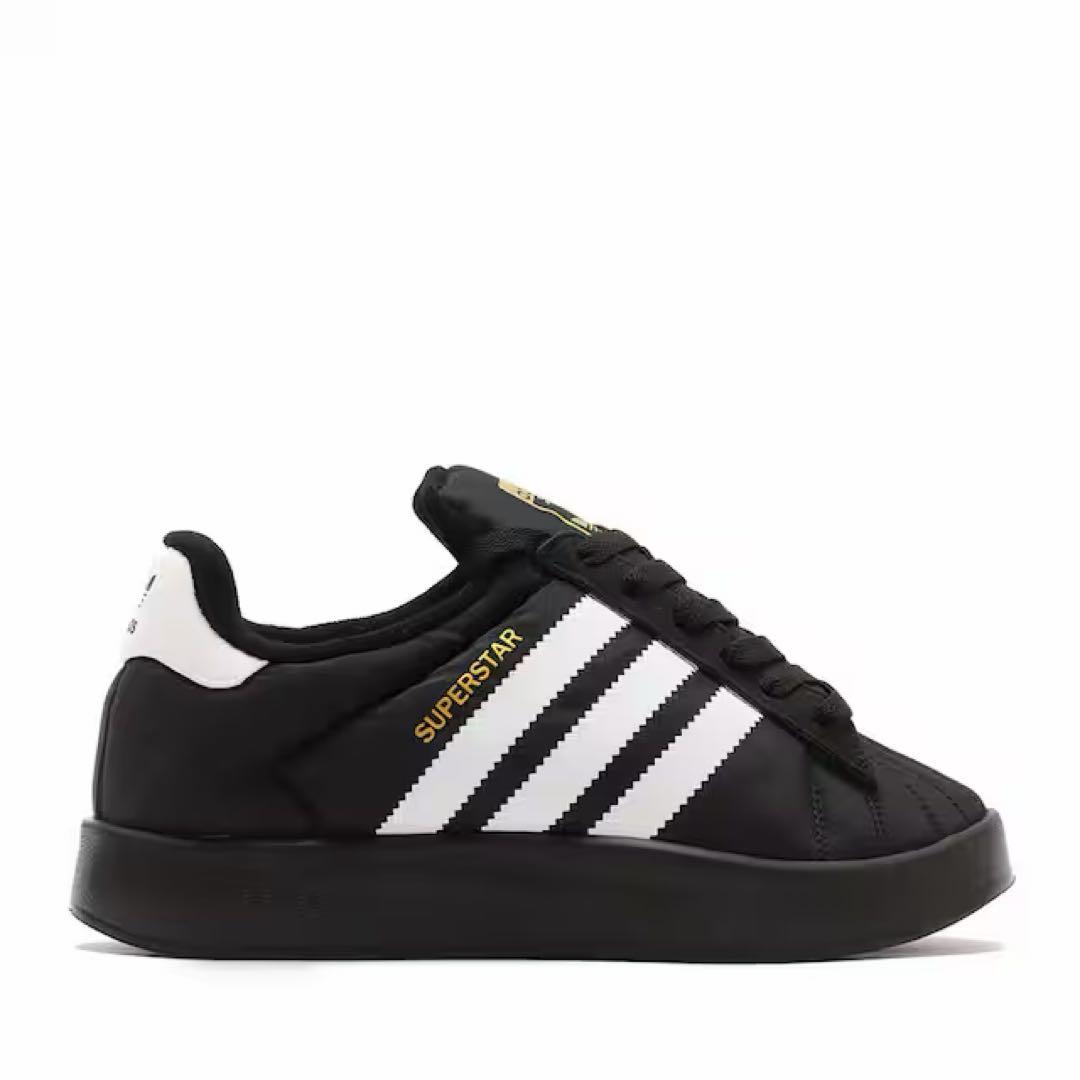 靴 adidas SUPERSTAR  W BLACK 25.5cm