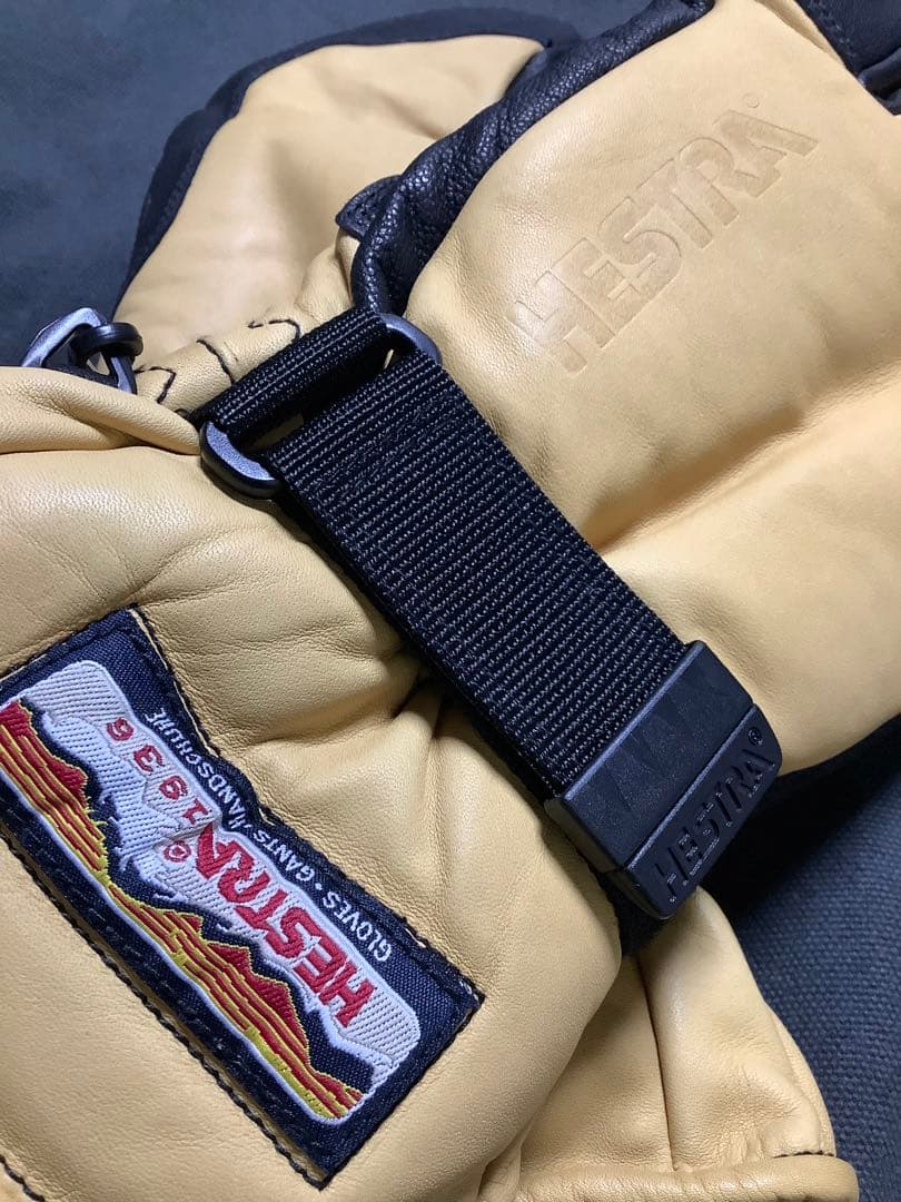 HESTRA 3-Finger Full Leather サイズ:8 未使用