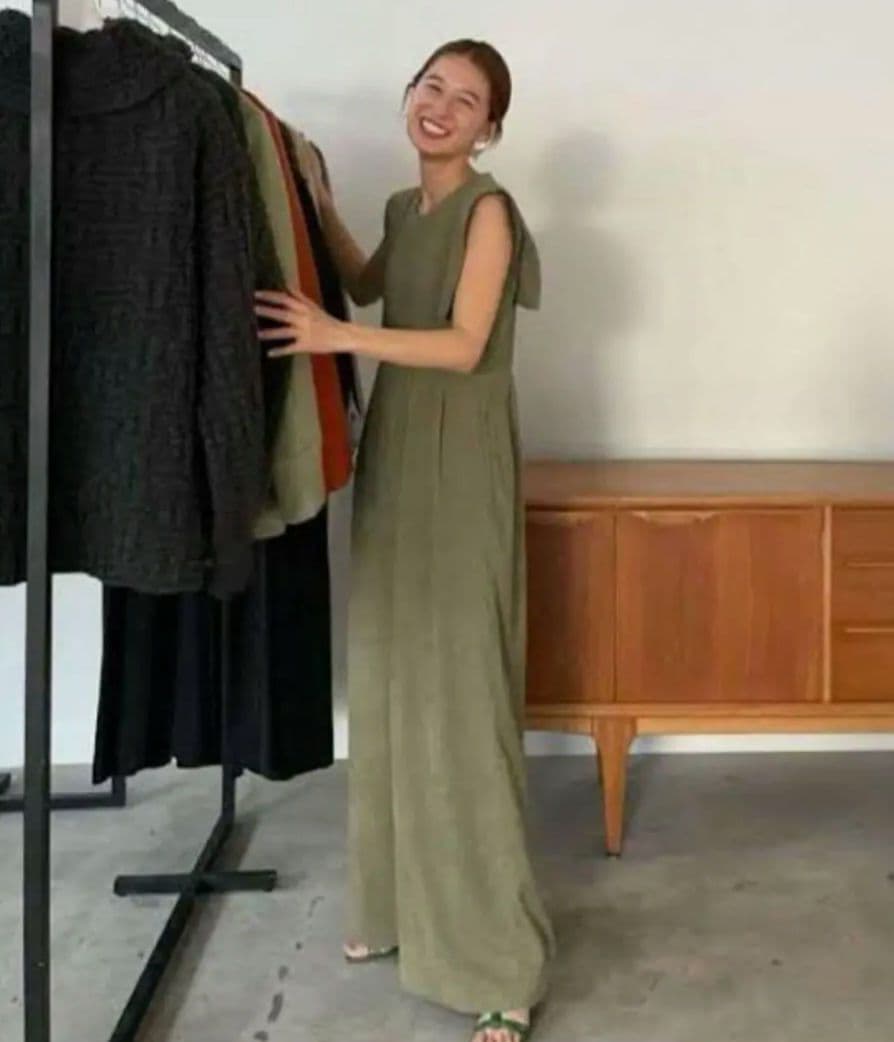 サロペット・オーバーオール・オールインワン CLANE SQUARE SLEEVE ALL IN ONE