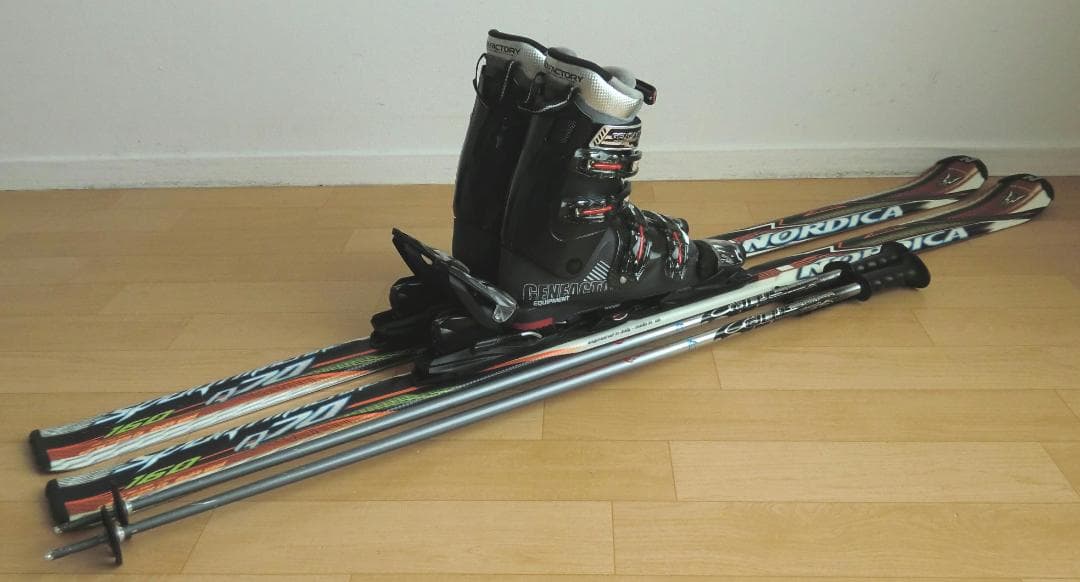 ■■1月限定■送料無料■ノルディカ■メンズスキーセット■板160靴26.5■■