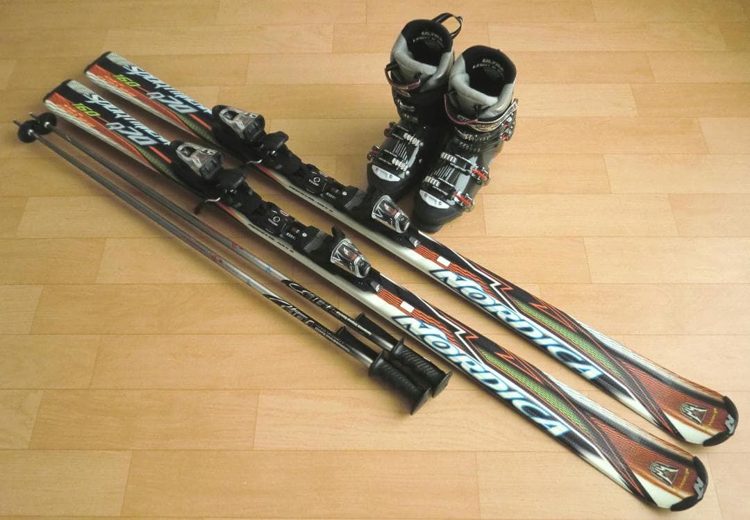 ■■1月限定■送料無料■ノルディカ■メンズスキーセット■板160靴26.5■■